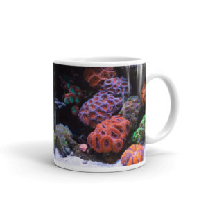 White glossy mug
